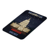 Vintage Travel Poster für American Airlines Magnet (Linke Seite)