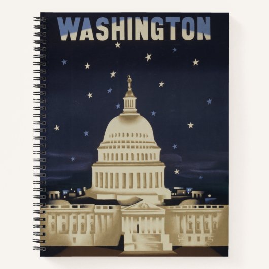 Vintage Travel Poster für American Airlines Notizblock (Vorderseite)