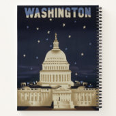 Vintage Travel Poster für American Airlines Notizblock (Rückseite)