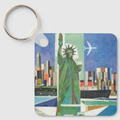 Vintage Travel Poster für American Airlines Schlüsselanhänger (Vorderseite)