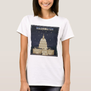 Vintage Travel Poster für American Airlines T-Shirt