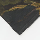 Vintage Travel Poster für das Adirondack Gebirge Fleecedecke (Ecke)