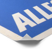 Vintage Travel Poster für Deutschland Airlines (Ecke)