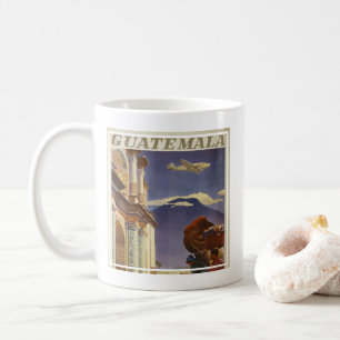 Vintage Travel Poster für Guatemala Kaffeetasse