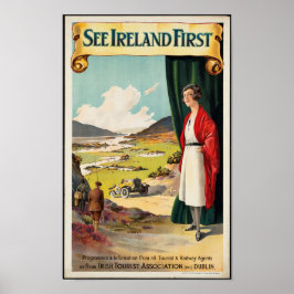 Vintage Travel Poster für Irland
