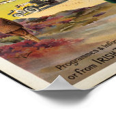 Vintage Travel Poster für Irland (Ecke)