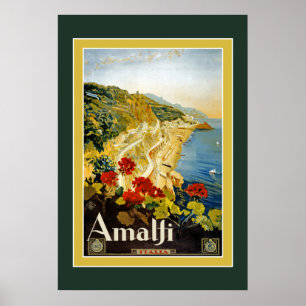 Vintage Travel Poster für Italien Print