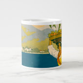 Vintage Travel Poster für Jamaika Jumbo-Tasse (Vorderseite)