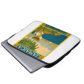Vintage Travel Poster für Jamaika Laptopschutzhülle (Vorne Knopf)
