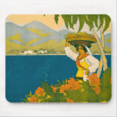 Vintage Travel Poster für Jamaika Mousepad (Vorne)