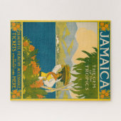 Vintage Travel Poster für Jamaika Puzzle (Horizontal)