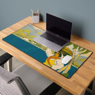 Vintage Travel Poster für Jamaika Schreibtischunterlage