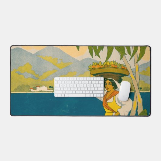 Vintage Travel Poster für Jamaika Schreibtischunterlage (Tastatur & Maus)