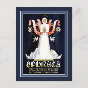 Vintage Travel Poster für Lancaster Penn Postkarte