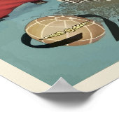 Vintage Travel Poster für Madrid, Spanien (Ecke)