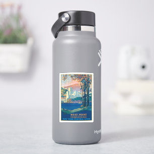 Vintage Travel Poster für New York Central Lines Aufkleber