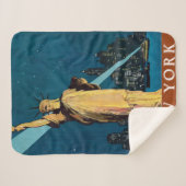 Vintage Travel Poster für New York Sherpadecke (Vorderseite (Horizontal))