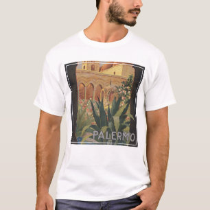 Vintage Travel Poster für Palermo, Italien. T-Shirt