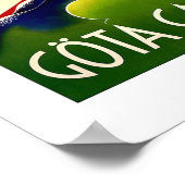 Vintage Travel Poster Gota Canal (Ecke)