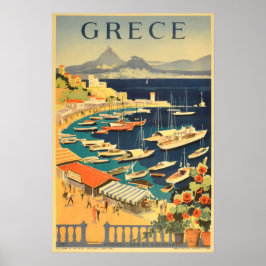 Vintage Travel Poster - Griechenland