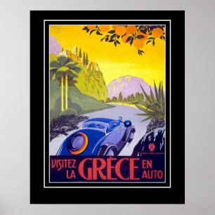Vintage Travel Poster Griechenland Große Größe