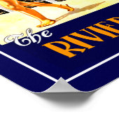 Vintage Travel Poster Hong Kong (Ecke)