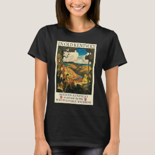 Vintage Travel Poster in Old Kentucky, NC Wyeth T-Shirt