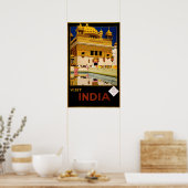 Vintage Travel Poster - Indien (Küche)