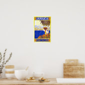 Vintage Travel Poster Jamaica (Küche)