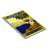 Vintage Travel Poster: Jamaika Notizblock (Rechte Seite)