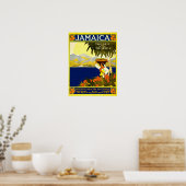 Vintage Travel Poster: Jamaika Poster (Küche)