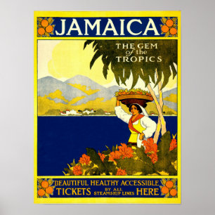 Vintage Travel Poster: Jamaika Poster