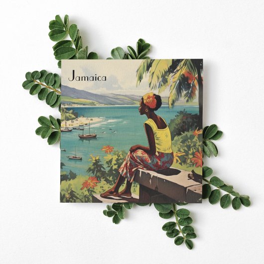 Vintage Travel Poster Jamaikanerin