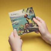 Vintage Travel Poster Jamaikanerin