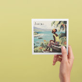 Vintage Travel Poster Jamaikanerin