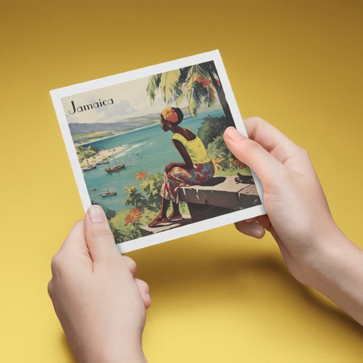Vintage Travel Poster Jamaikanerin
