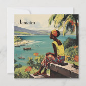 Vintage Travel Poster Jamaikanerin (Vorderseite)