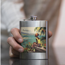 Vintage Travel Poster Jamaikanerin