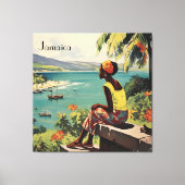 Vintage Travel Poster Jamaikanerin Leinwanddruck (Vorderseite)