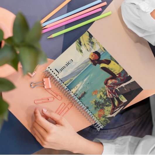 Vintage Travel Poster Jamaikanerin Planer