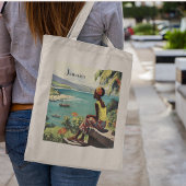 Vintage Travel Poster Jamaikanerin Tragetasche