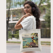 Vintage Travel Poster Jamaikanerin Tragetasche