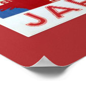 Vintage Travel Poster Japan (Ecke)