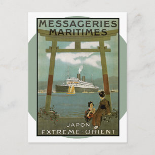 Vintage Travel Poster - Japan Postkarte