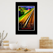 Vintage Travel Poster Japan Railway (Küche)