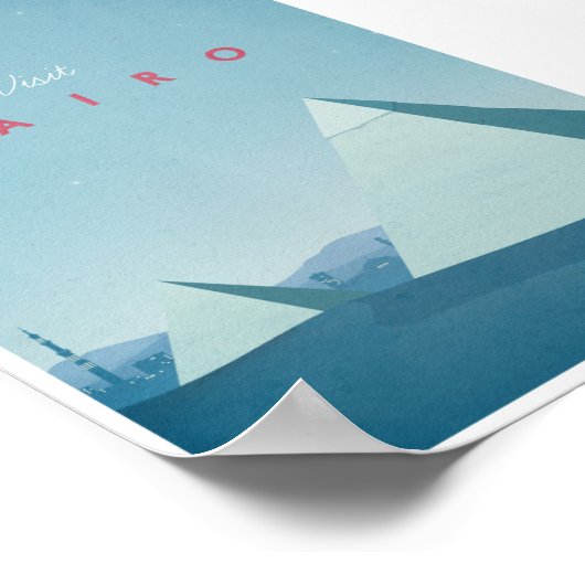 Vintage Travel Poster Kairo (Ecke)