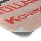 Vintage Travel Poster KLM Lucht Express Poster (Ecke)