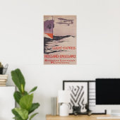 Vintage Travel Poster KLM Lucht Express Poster (Heimbüro)