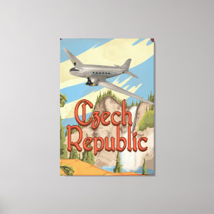 Vintage Travel Poster Leinwanddruck