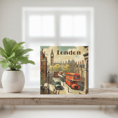 Vintage Travel Poster London City Centre